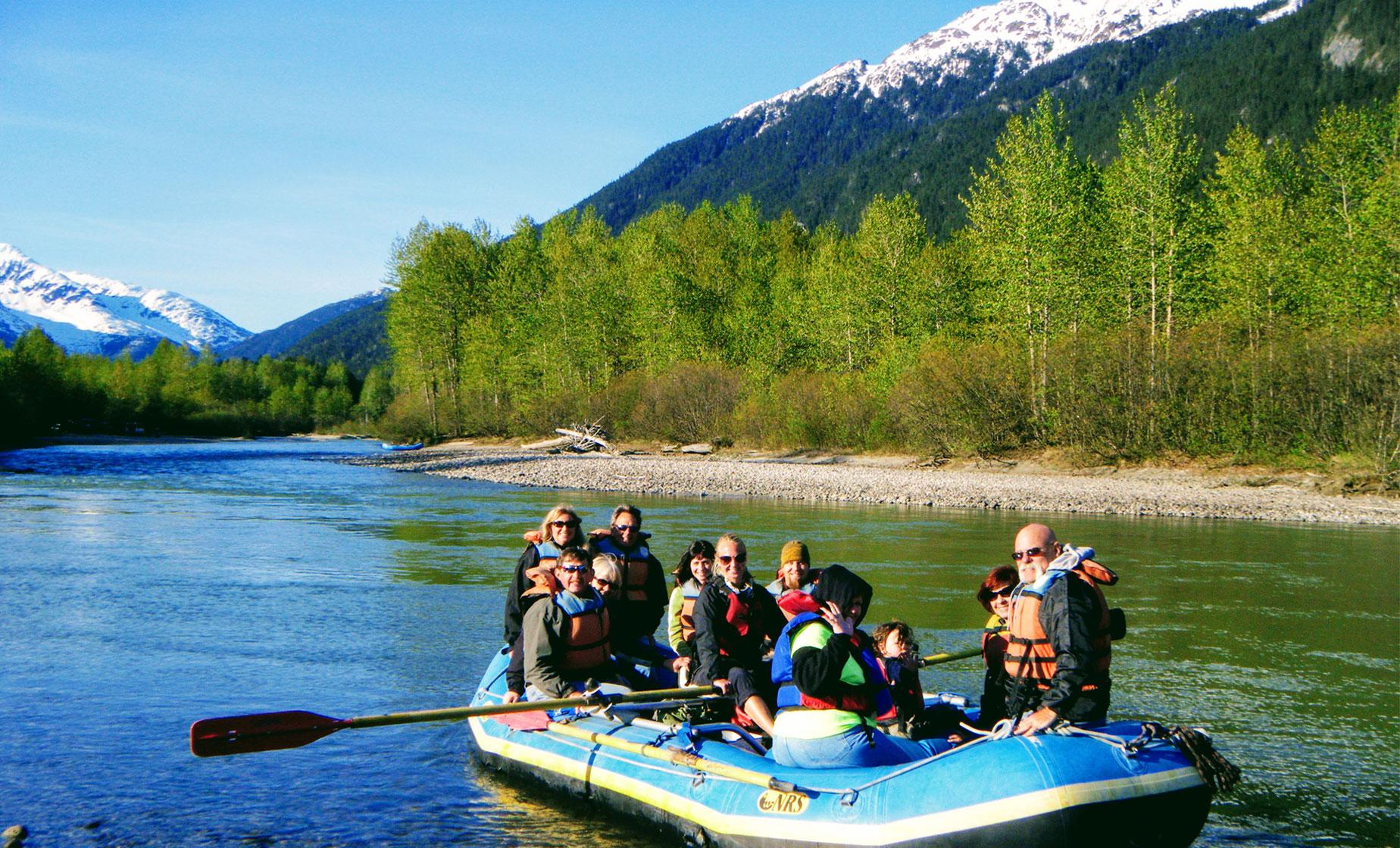 Scenic Rafting Float Trip on Taiya River in Skagway, Alaska
