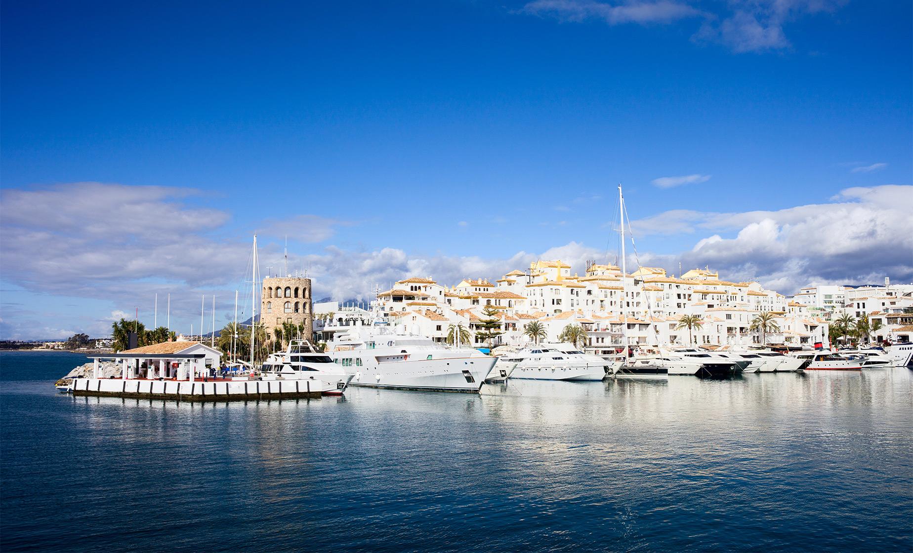 Designer shops at marina - Picture of Puerto Banus, Marbella