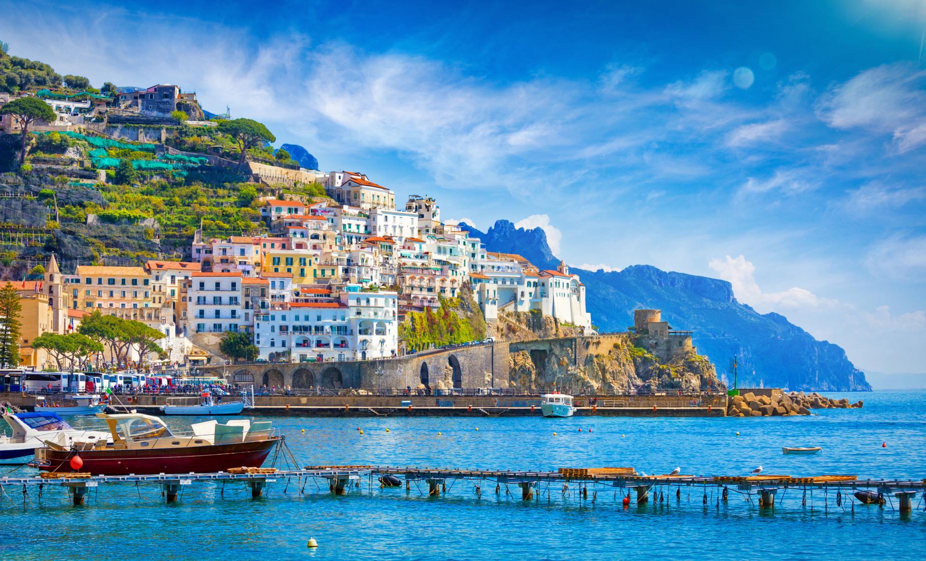 Sorrento, Positano and Amalfi by Land and Sea | Naples Shore Excursion ...