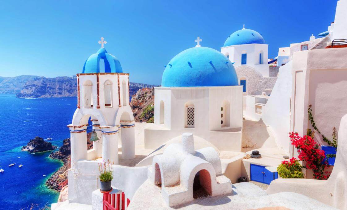 Private Blue Domes Of Santorini