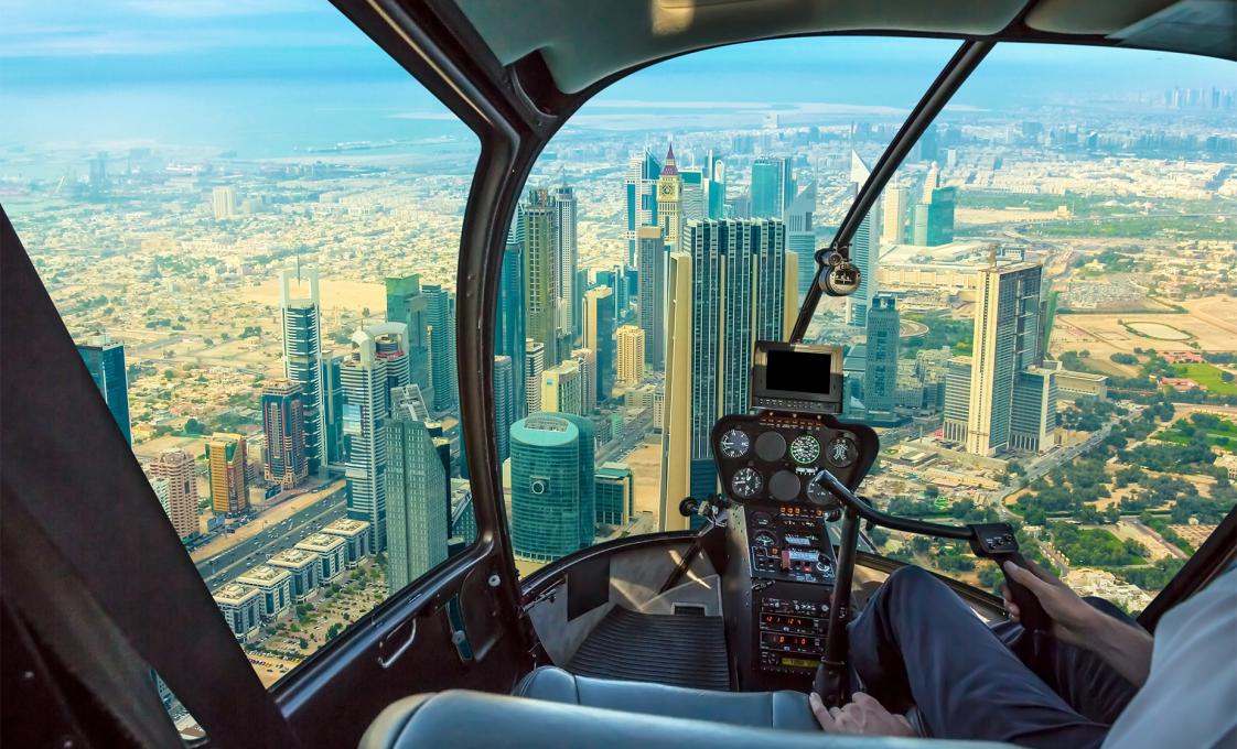 Dubai City Aerial View By Helicopter (25 Min)